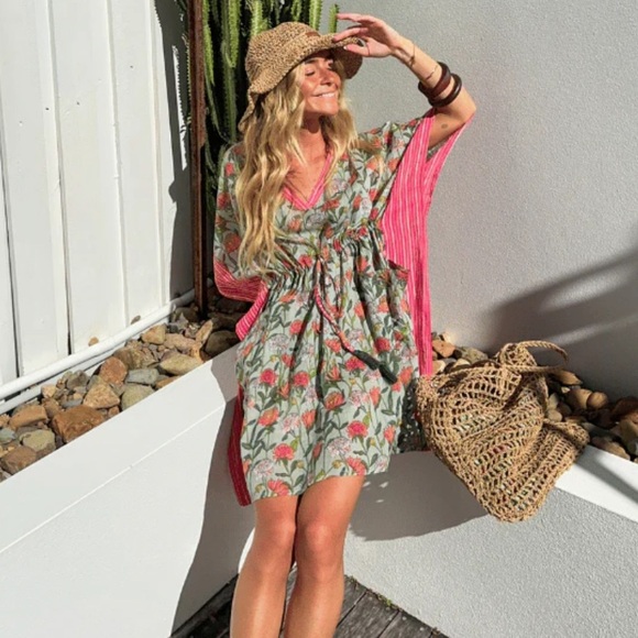 Sandcloud Other - NWT Sand Cloud Coverup Kamal kaftan swim cover resort vacation OSFM